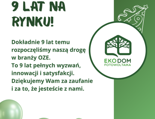 9 LAT NA RYNKU!